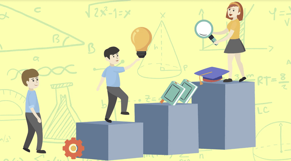 Website with mathematical educational content for high school students